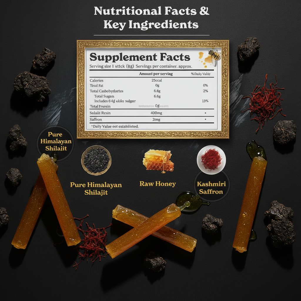 Ashwagandha & Shilajit Honeystick Combo - Stress Relief & Mental Clarity