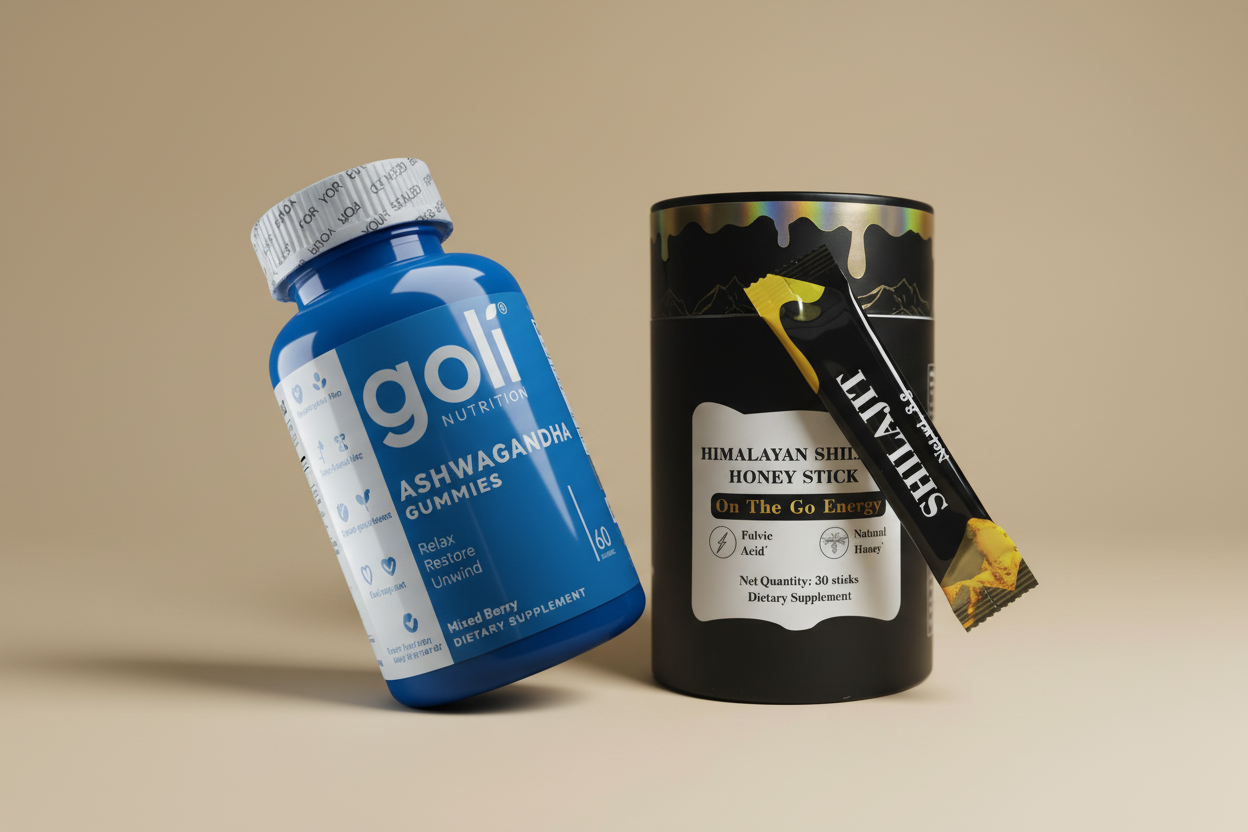 Ashwagandha & Shilajit Combo - Bottles Only