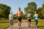 Complete wellness lifestyle scene with all products