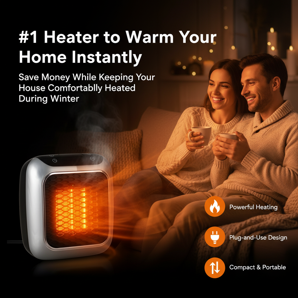 HD hero banner - black background white text