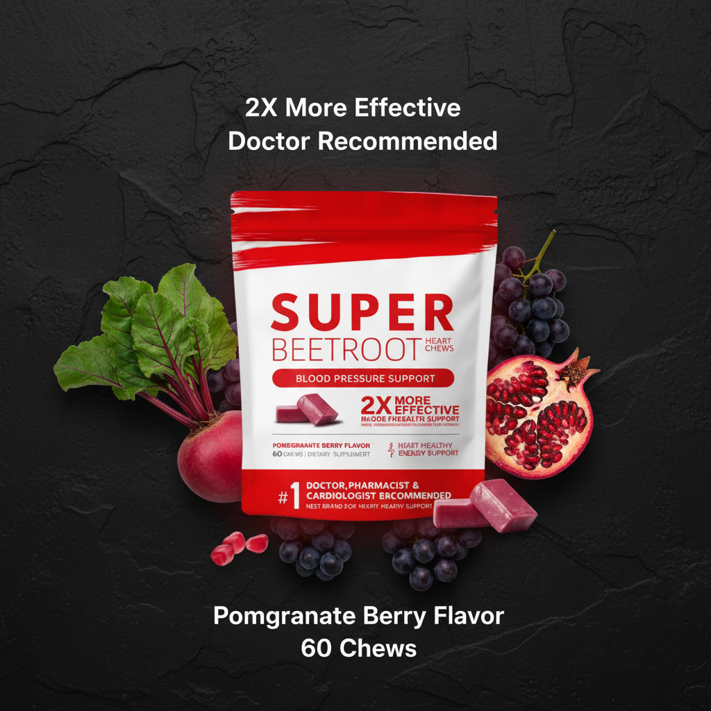 Super Beets Chews - Natural Beet Root Supplement
