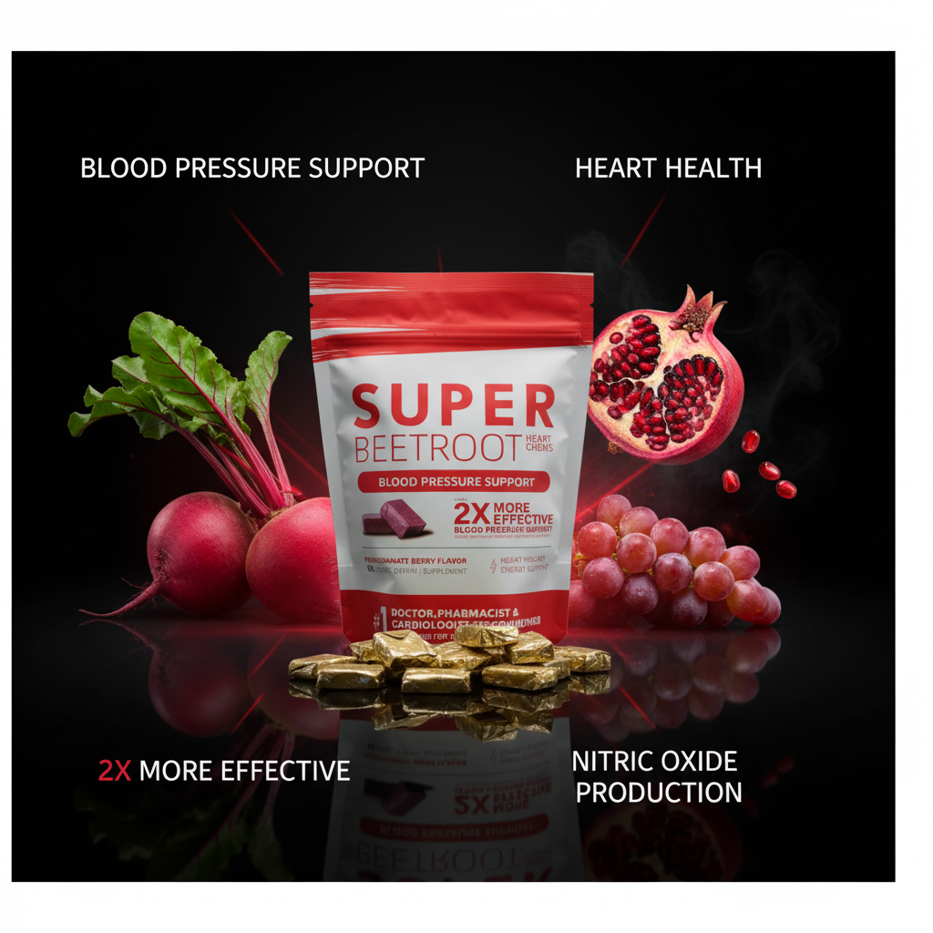 Super Beets Chews - Natural Beet Root Supplement