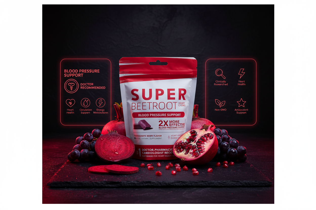 Super Beets Chews - Natural Beet Root Supplement