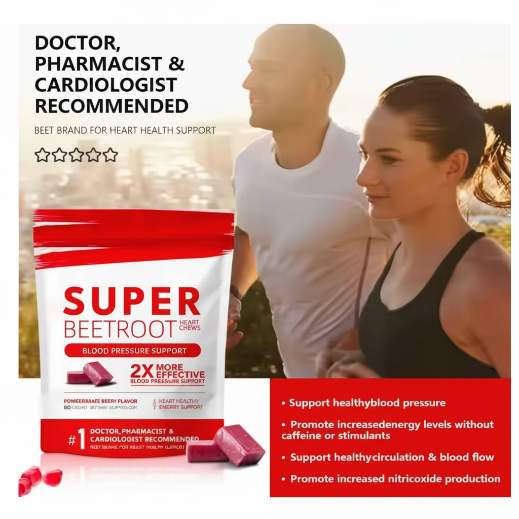 Super Beets Chews - Natural Beet Root Supplement