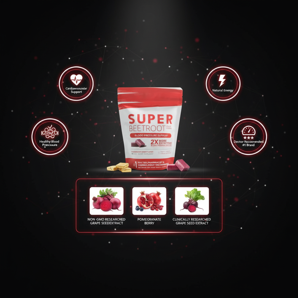 Super Beets Chews - Natural Beet Root Supplement