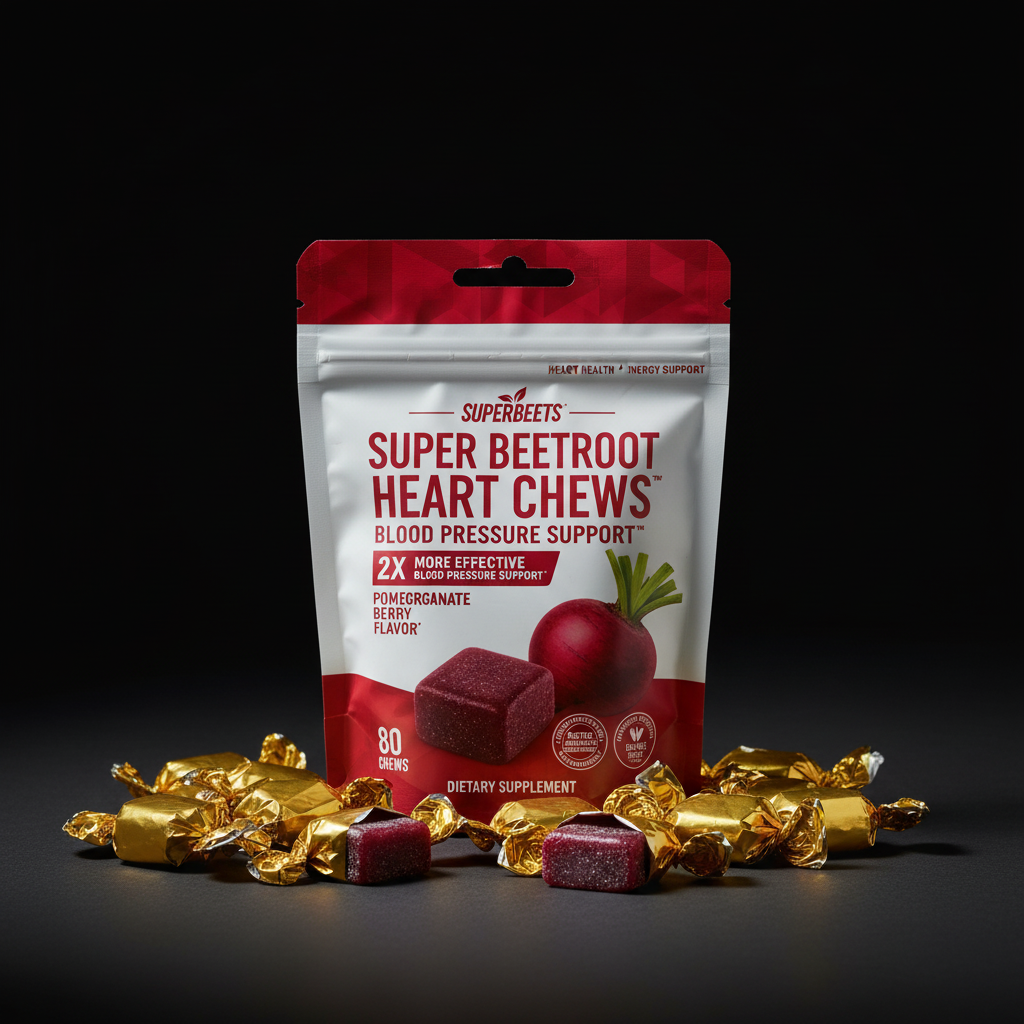 Super Beets Chews - Natural Beet Root Supplement